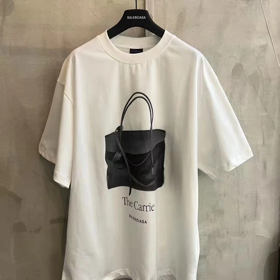 Balenciaga Carrie Tote Bag Graphic T-Shirt バレンシアガ キャリー トート バッグ グラフィック Tシャツ