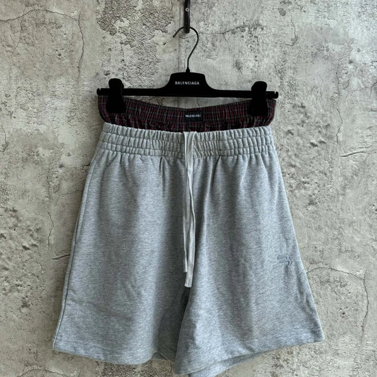 Balenciaga Tartan Check Waistband Shorts バレンシアガ タータン チェック ウエストバンド ショーツ
