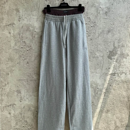 Balenciaga Tartan Check Waistband Sweatpants バレンシアガ タータン チェック ウエストバンド スウェットパンツ