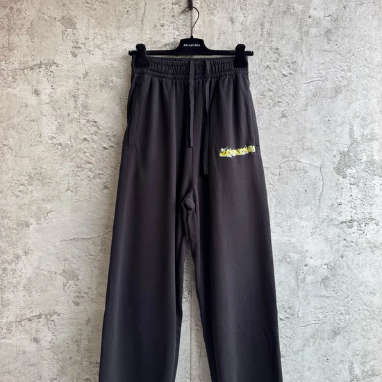 Balenciaga Yellow Graphic Logo Sweatpants バレンシアガ イエロー グラフィック ロゴ スウェットパンツ