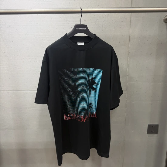 Balenciaga Palm Tree Graphic T-Shirt バレンシアガ パーム ツリー グラフィック Tシャツ