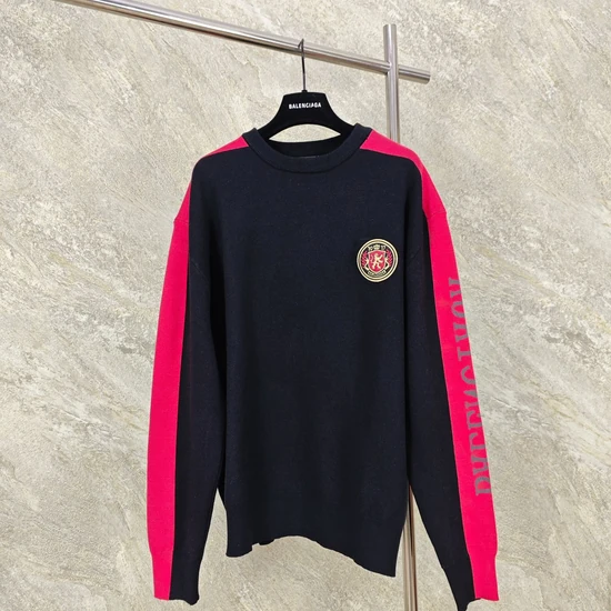 Balenciaga Color Block Chest Logo Sweatshirt バレンシアガ カラー ブロック チェスト ロゴ スウェットシャツ