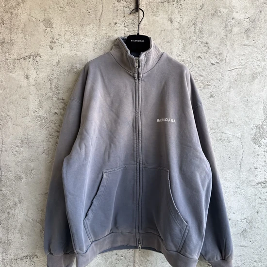 Balenciaga Back Logo Zip-Up Hoodie バレンシアガ バック ロゴ ジップアップ パーカー