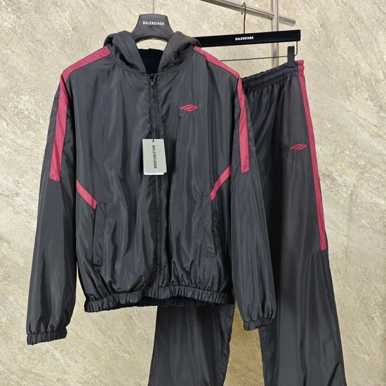 Balenciaga Color Block Stripes Track Jacket and Track Pants Set バレンシアガ カラー ブロック ストライプ トラック ジャケット アンド トラック パンツ セット
