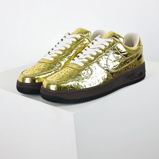 Louis Vuitton x Nike Monogram Metallic Sneakers ルイ ヴィトン × ナイキ モノグラム メタリック スニーカー