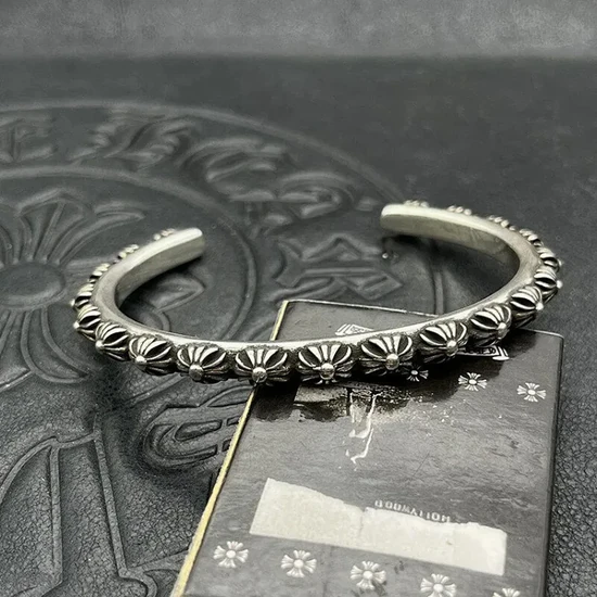 Chrome Hearts Fluted Dome Cuff Bracelet クロムハーツ フルーテッド ドーム カフ ブレスレット