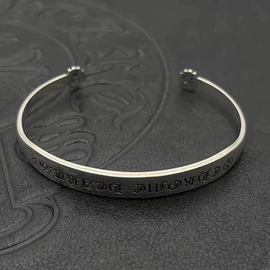 Chrome Hearts Engraved Text Bangle クロムハーツ エングレーブド テキスト バングル