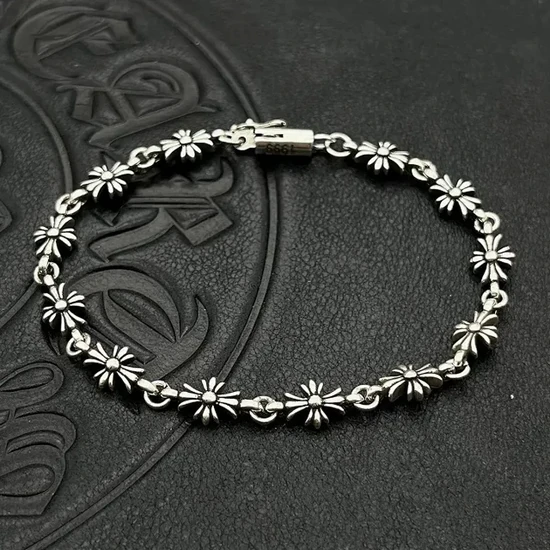 Chrome Hearts Daisy Link Chain Bracelet クロムハーツ デイジー リンク チェーン ブレスレット