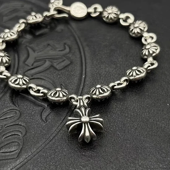 Chrome Hearts Cross Charm Bracelet クロムハーツ クロス チャーム ブレスレット