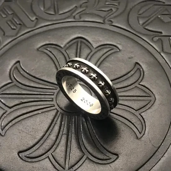 Chrome Hearts Star Engraved Band Ring クロムハーツ スター エングレーブド バンド リング