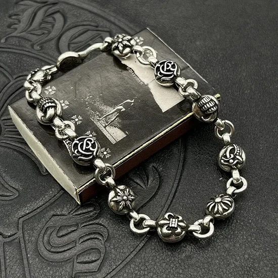 Chrome Hearts Charm Link Bracelet クロムハーツ チャーム リンク ブレスレット