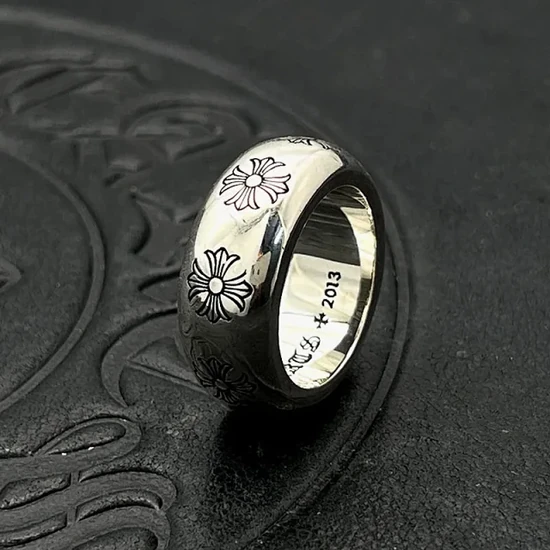 Chrome Hearts Floral Engraved Ring クロムハーツ フローラル エングレーブド リング