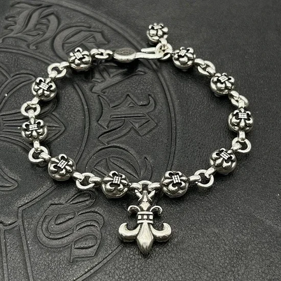 Chrome Hearts Fleur-de-lis Charm Bracelet クロムハーツ フルール ド リス チャーム ブレスレット