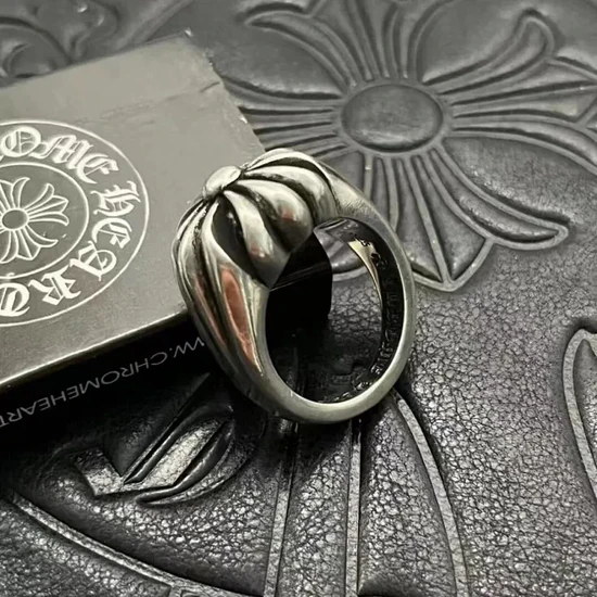 Chrome Hearts Floral Cross Motif Ring クロムハーツ フローラル クロス モチーフ リング