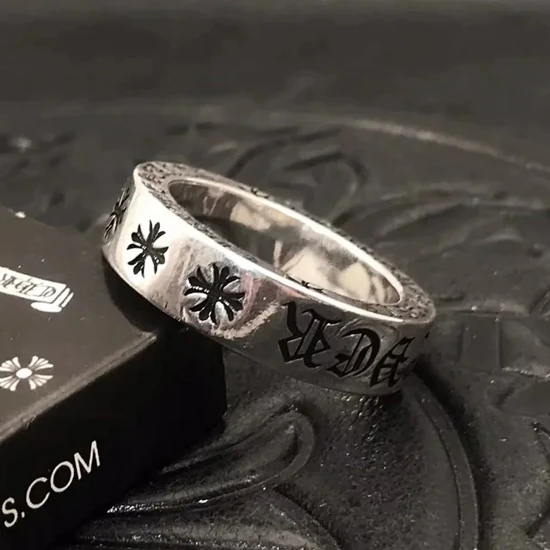 Chrome Hearts Cross Motif Band Ring クロムハーツ クロス モチーフ バンド リング