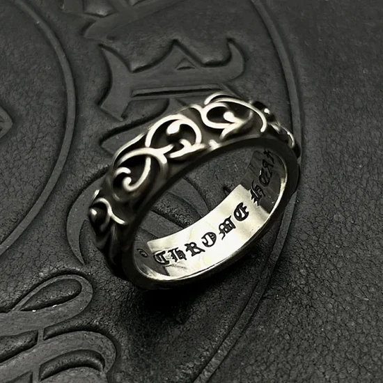 Chrome Hearts Scrollwork Band Ring クロムハーツ スクロールワーク バンド リング