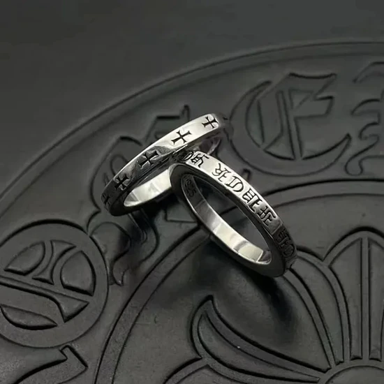 Chrome Hearts Cross Engraved Band Ring クロムハーツ クロス エングレーブド バンド リング