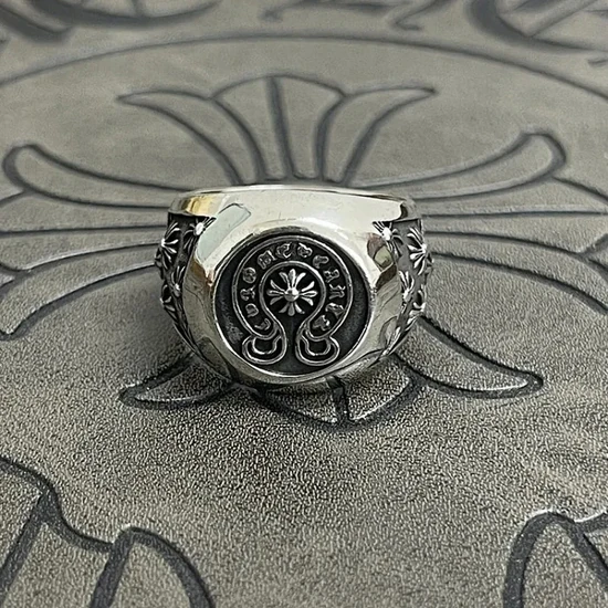 Chrome Hearts Horseshoe Cross Signet Ring クロムハーツ ホースシュー クロス シグネット リング