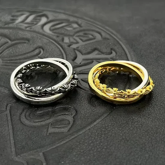 Chrome Hearts Floral Ornamental Band Ring クロムハーツ フローラル オーナメンタル バンド リング