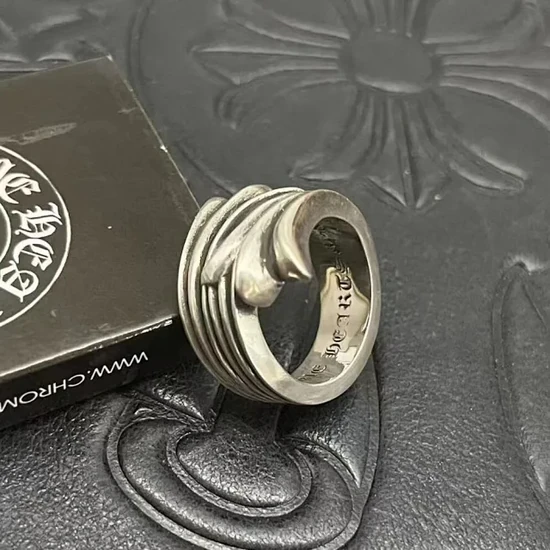 Chrome Hearts Layered Wave Band Ring クロムハーツ レイヤード ウェーブ バンド リング
