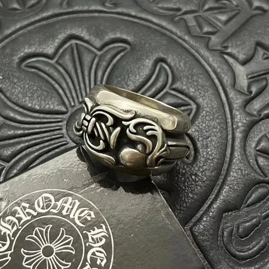 Chrome Hearts Ornamental Scroll Band Ring クロムハーツ オーナメンタル スクロール バンド リング