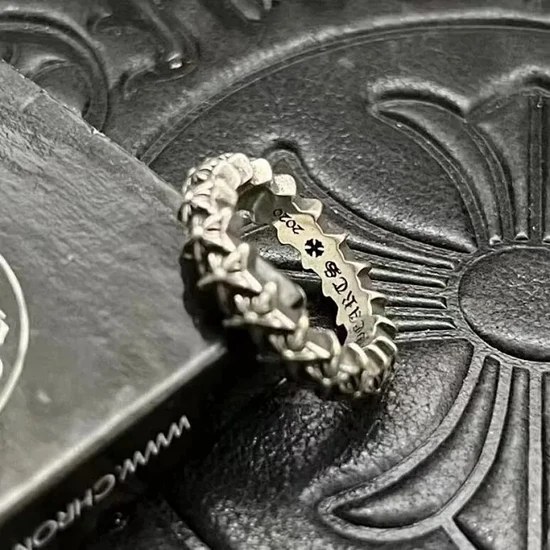 Chrome Hearts Spike Band Ring クロムハーツ スパイク バンド リング