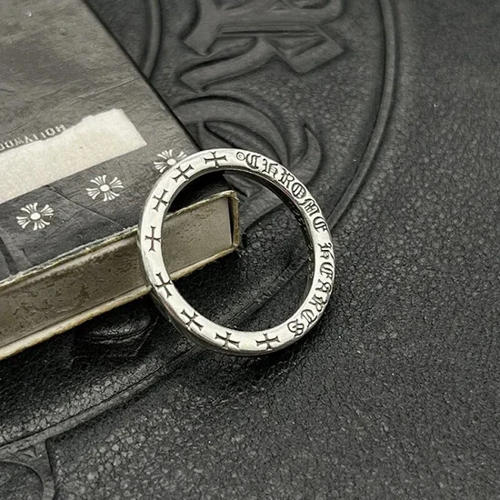 Chrome Hearts Engraved Cross Band Ring クロムハーツ エングレーブド クロス バンド リング