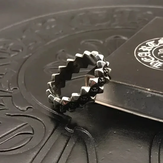 Chrome Hearts Spike Band Ring クロムハーツ スパイク バンド リング