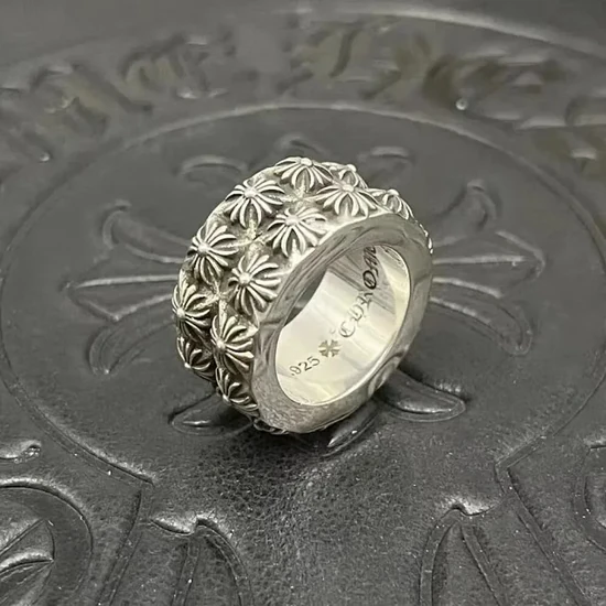 Chrome Hearts Floral Daisy Pattern Ring クロムハーツ フローラル デイジー パターン リング
