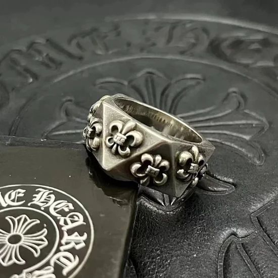 Chrome Hearts Fleur-de-Lis Motif Ring クロムハーツ フルール ド リス モチーフ リング