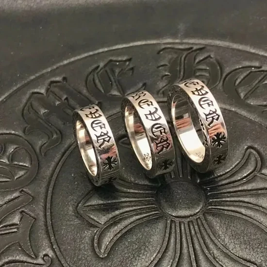 Chrome Hearts Cross Motif Band Ring クロムハーツ クロス モチーフ バンド リング