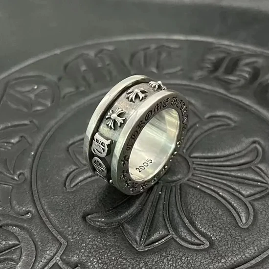 Chrome Hearts Cross Motif Band Ring クロムハーツ クロス モチーフ バンド リング