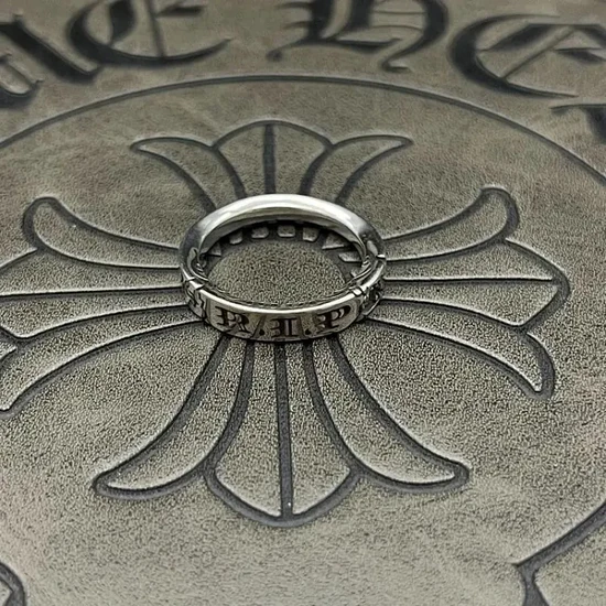 Chrome Hearts Cross Flower Ring Silver クロムハーツ クロス フラワー リング シルバー