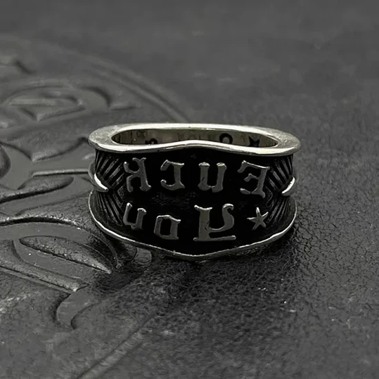 Cody Sanderson Text Band Ring Silver コディ サンダーソン テキスト バンド リング シルバー
