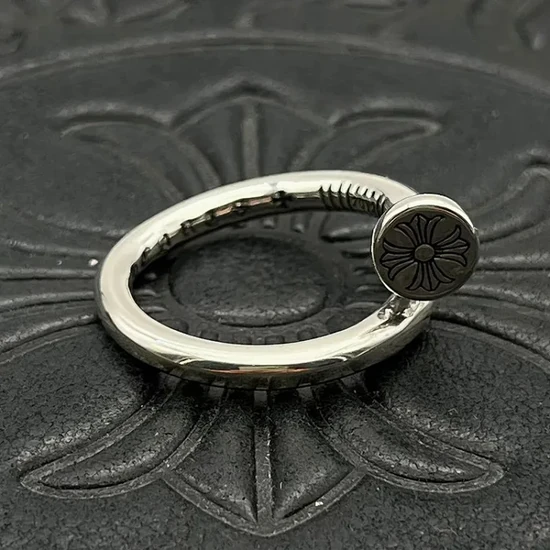 Chrome Hearts Daisy Charm Ring Silver クロムハーツ デイジー チャーム リング シルバー