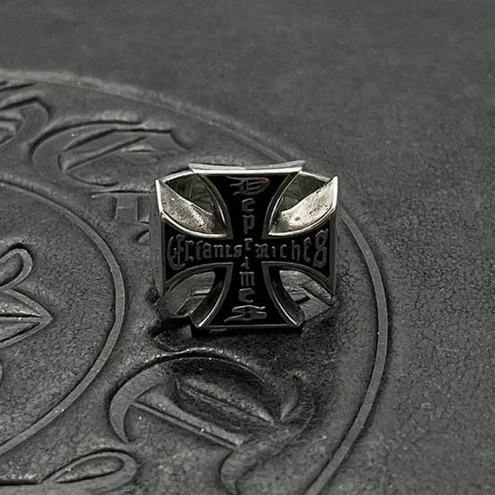 Enfants Riches Deprimes Iron Cross Ring Silver アンファン リッシュ デプリメ アイアン クロス リング シルバー