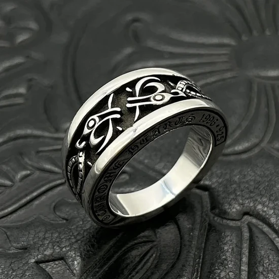 Chrome Hearts Ornamental Band Piercing Silver クロムハーツ オーナメンタル バンド ピアシング シルバー