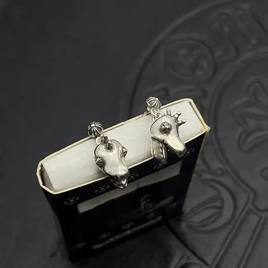 Chrome Hearts Dagger Stud Earrings Silver クロム ハーツ ダガー スタッド ピアリング シルバー
