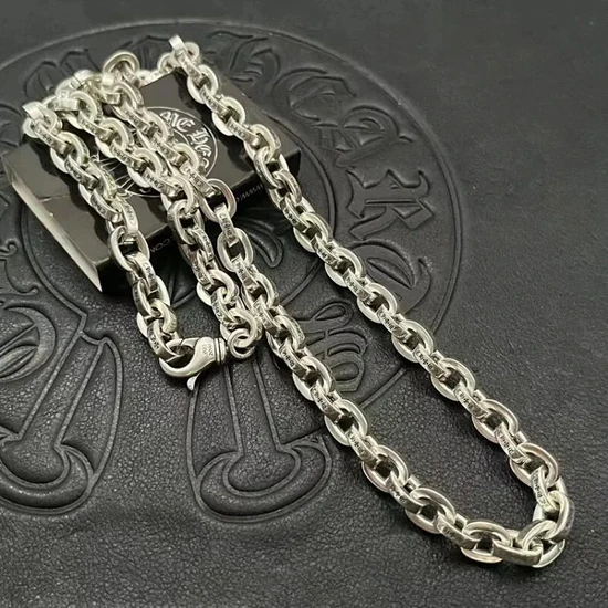 Chrome Hearts Fleur Cross Chain Necklace Silver クロムハーツ フルール クロス チェーン ネックレス シルバー
