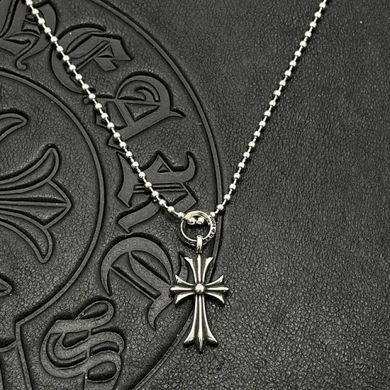 Chrome Hearts Cross Pendant Necklace Silver クロムハーツ クロス ペンダント ネックレス シルバー