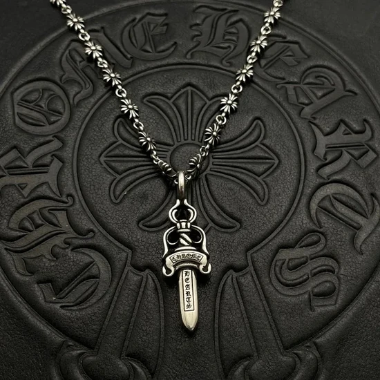Chrome Hearts Dagger Pendant Necklace Silver クロムハーツ ダガー ペンダント ネックレス シルバー