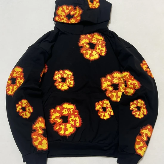 Denim Tears x Offset Wreath Hoodie Black デニム ティアーズ x オフセット リース パーカー ブラック
