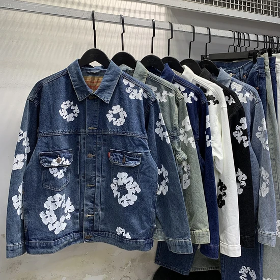 Denim Tears x Levi's Floral Graphic Denim Jacket デニム ティアーズ × リーバイス フローラル グラフィック デニム ジャケット