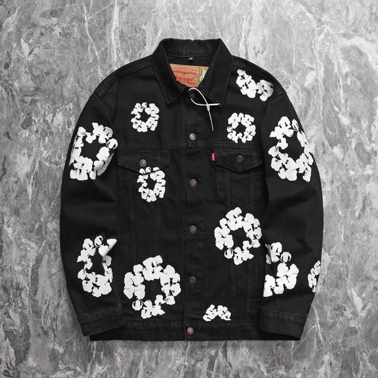 Denim Tears x Levi's Floral Wreath Denim Jacket Black デニム ティアーズ × リーバイス フローラル リース デニム ジャケット ブラック