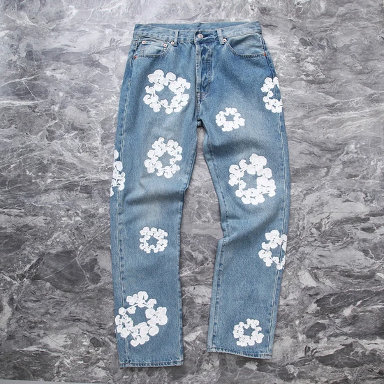 Denim Tears x Levi's Floral Graphic Jeans Vintage Blue デニム ティアーズ × リーバイス フローラル グラフィック ジーンズ ヴィンテージ ブルー