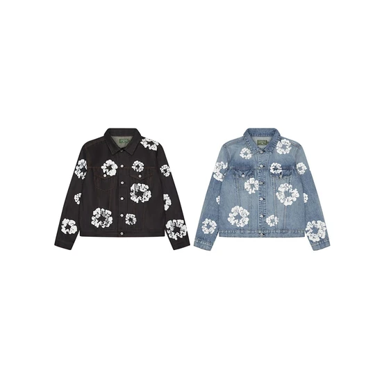 Denim Tears Floral Wreath Denim Jacket デニム ティアーズ フローラル リース デニム ジャケット
