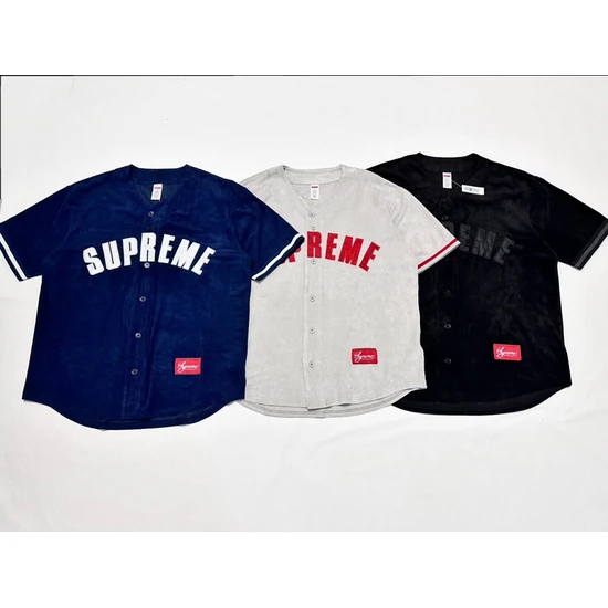 Supreme Ultrasuede Mesh Baseball Jersey シュプリーム ウルトラスエード メッシュ ベースボール ジャージー