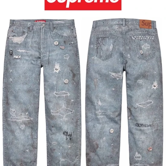 Supreme HJR Trompe L'oeil Loose Fit Jean シュプリーム HJR トロンプルイユ ルーズフィット ジーンズ デニムパンツ