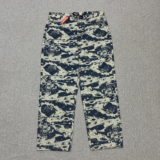 Supreme x Hysteric Glamour Cars Baggy Jean シュプリーム x ヒステリックグラマー カーズ バギー ジーンズ