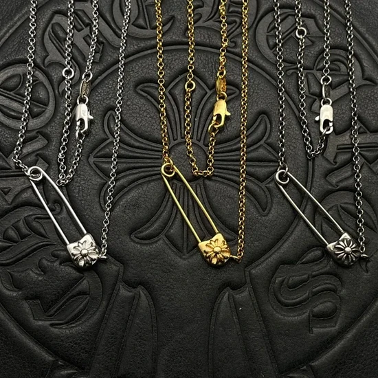Chrome Hearts Safety Pin Necklace クロムハーツ セーフティピン ネックレス